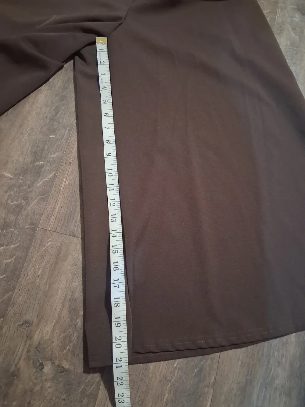 Whats Hot Brown High-Rise Wide Leg Flowy Shorts Size 14